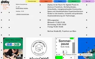 display homepage website preview