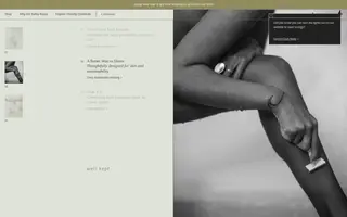 Well kept homepage website preview