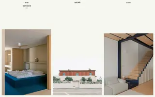 MH.AP Studio homepage website preview