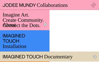 Jodee Mundy Collaborations homepage website preview