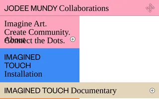 Jodee Mundy Collaborations homepage website preview