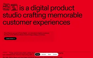 Pizza Pizza homepage website preview