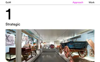 GuM homepage website preview