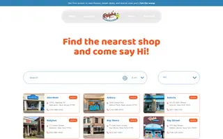 Ralph's Famous homepage website preview