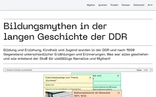 MythErz homepage website preview