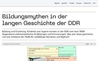 MythErz homepage website preview