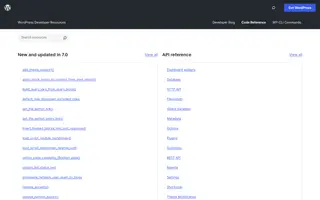 WordPress Developer Resources homepage website preview