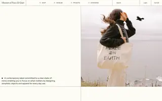 Museum of Peace & Quiet homepage website preview
