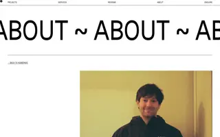 David Jones homepage website preview