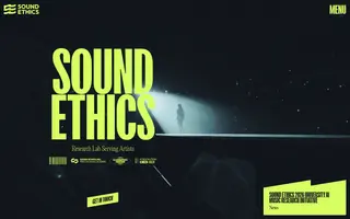 Sound Ethics homepage website preview