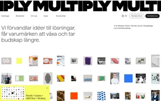 Multiply homepage website preview
