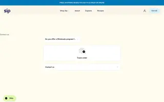 Sip Elixirs homepage website preview