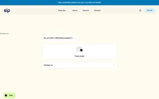 Sip Elixirs homepage website preview
