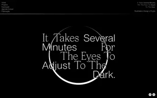 It Takes Several Minutes homepage website preview