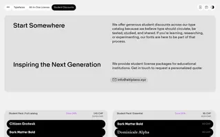 Altiplano homepage website preview