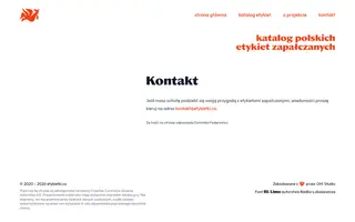 Etykietki.co homepage website preview