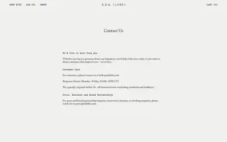 S.S.K. (LABS) homepage website preview