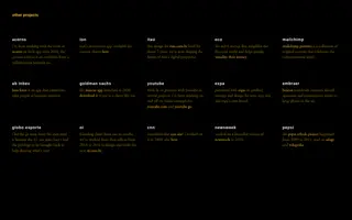 Felipe Memoria homepage website preview