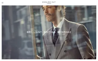 English Cut homepage website preview