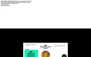 Another Code Project homepage website preview