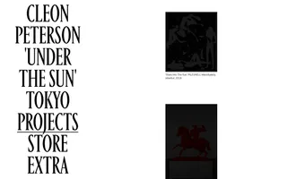 Cleon Peterson homepage website preview