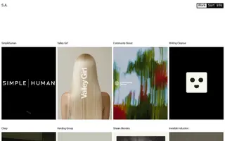 Simon Abranowicz homepage website preview
