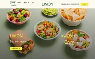Limón homepage website preview