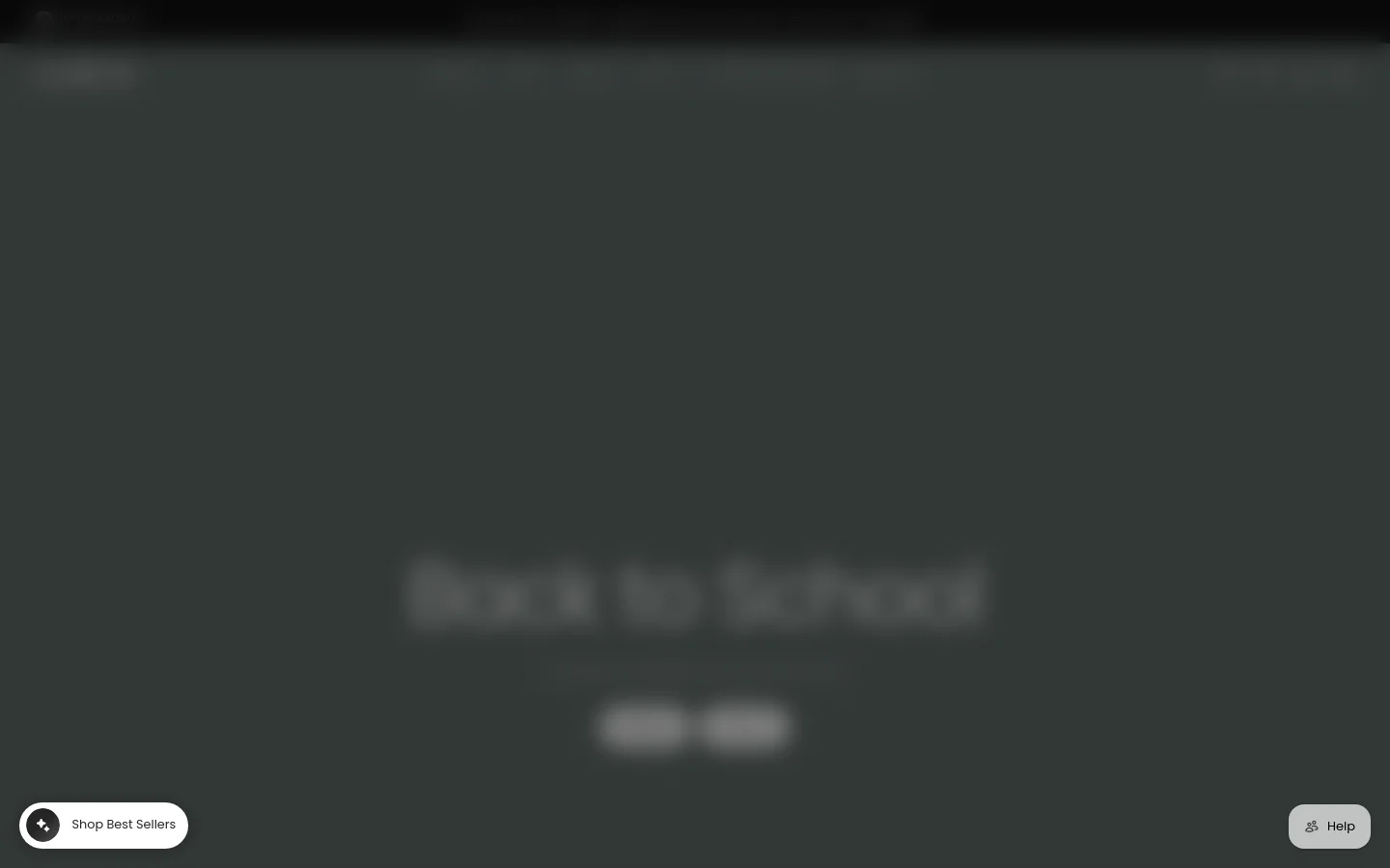 The desktop homepage features a large hero image promoting a 'Back to School' sale with 20% off, including buttons for Women and Men. Below the hero, a 'New Arrivals' section displays product cards for cashmere cardigans with images, prices, and color swatches against a clean white background. The layout is spacious with a minimalist aesthetic and neutral tones.