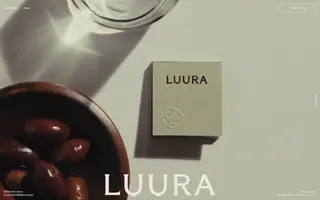 Luura homepage website preview