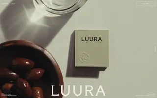 Luura homepage website preview