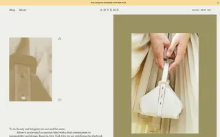 Advene homepage website preview