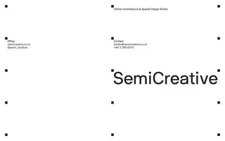 SemiCreative homepage website preview