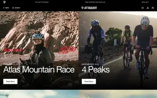 Attaquer homepage website preview