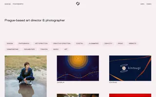 Ondřej Řičica homepage website preview