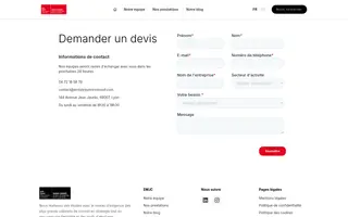 emlyon junior conseil homepage website preview
