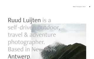 Ruud Luijten homepage website preview