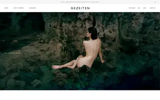 Gezeiten homepage website preview