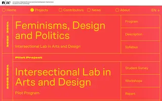 Imagine Otherwise homepage website preview