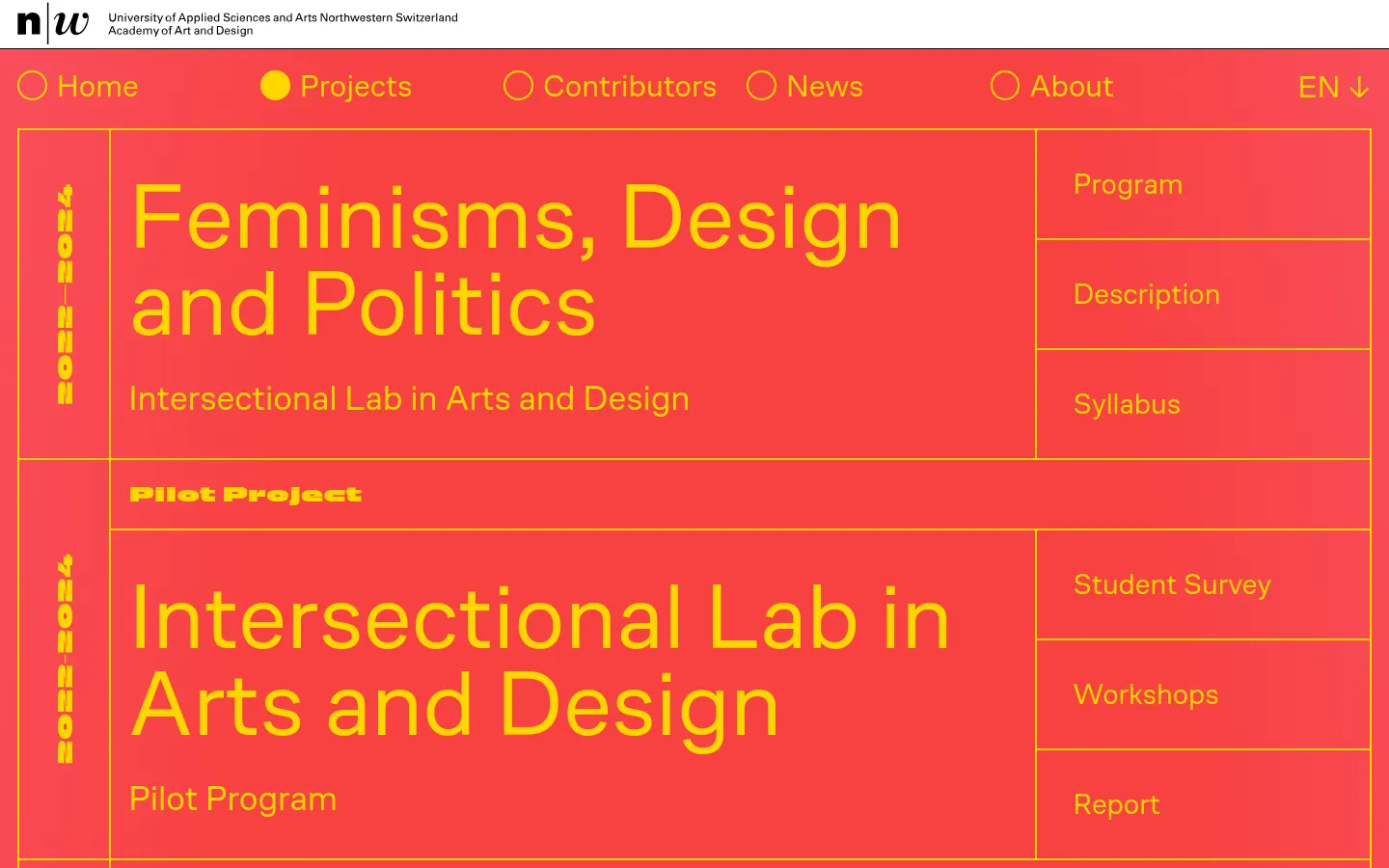 Imagine Otherwise Portfolio desktop website screenshot