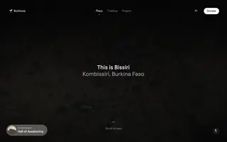 Burkinow homepage website preview