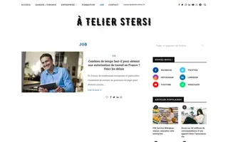 À Telier Sersi homepage website preview