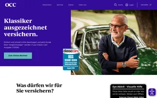 OCC homepage website preview