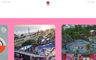 Camila Rosa homepage website preview