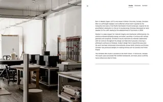 Christian Woo homepage website preview