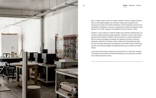 Christian Woo homepage website preview