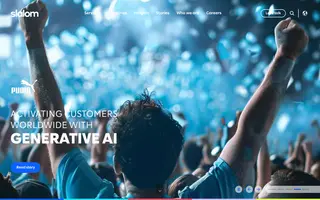 Slalom homepage website preview