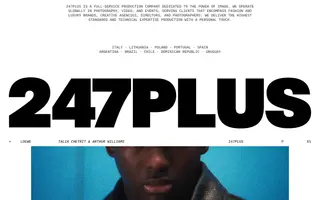 247Plus homepage website preview