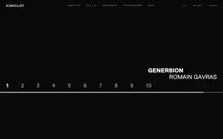 Iconoclast homepage website preview